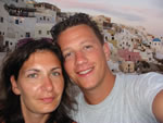 les touristes 'Themselves'  la fin des vacances, heureux et tous bronzs !