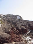les escaliers qui descendent  Ammoudi
